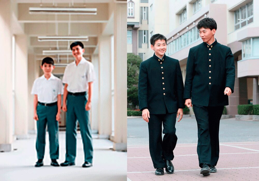 明星中学校の制服