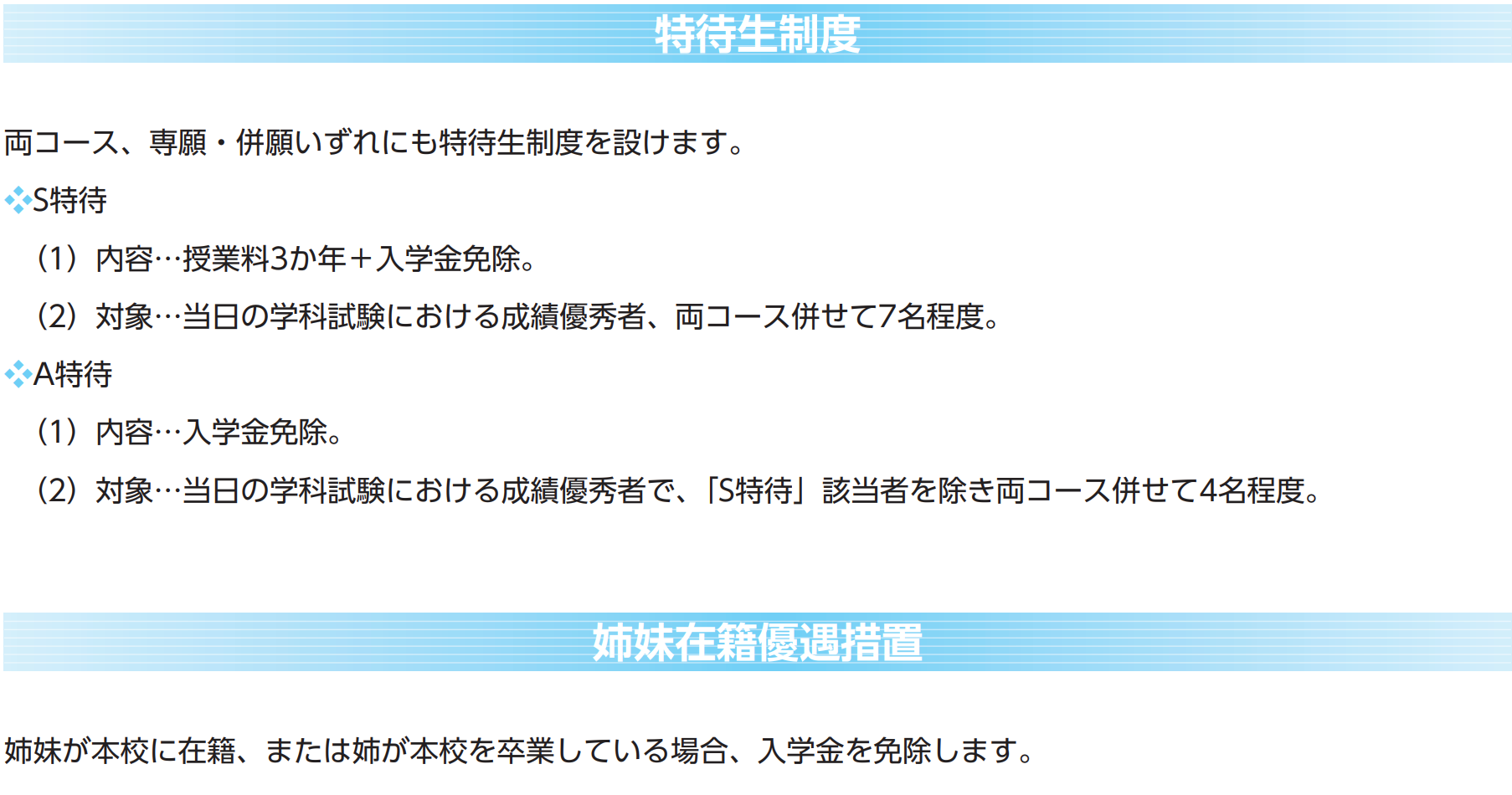 大谷高等学校 大阪の特待生制度